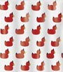 DUSCHVORHANG - DEVIL DUCKIE - BADEENTE - TRANSPARENT
