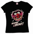 LOGOSHIRT - MUPPETS BEWARE OF THE BEAST - GIRL SHIRT
