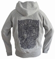 HOODY - EXIT BABYLON - GRAU