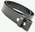 1 x G�RTEL - BLACK LEATHER BELT 1,5 - (UNIVERSALG�RTEL)