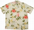 6 x ORIGINAL HAWAIIHEMD - HIBISCUS SUMMER - CREAM - PARADISE FOUND