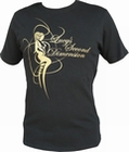 7 x LUCY�S SECOND DIMENSION - BLACK/GOLD - SHIRT
