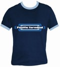 2 x TUNA - PACIFIC TERMINAL - DUNKELBLAU - GIRLIE SHIRT