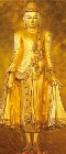 1 x FOTOTAPETE - STANDING BUDDHA